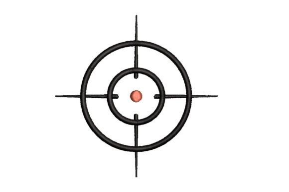 Bullseye Target: A Seasonal Embroidery Workhorse